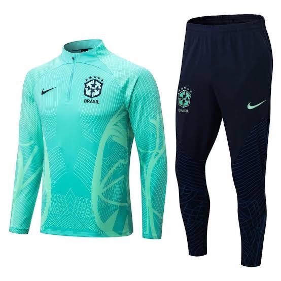Brazil Dark Blue and Green Tracksuit
