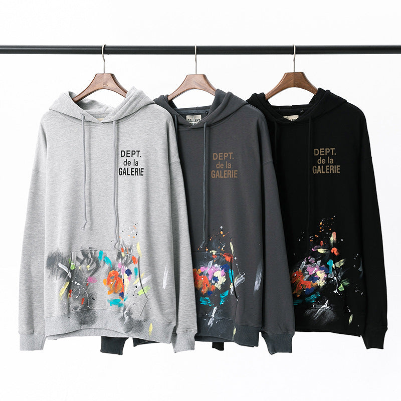 Graphic Letter Print Hoodie