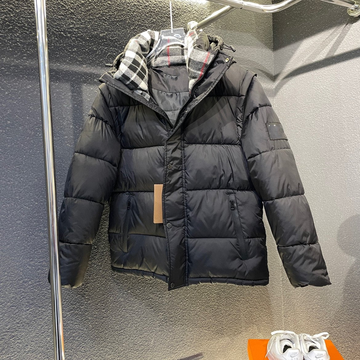 Check Puffer Jacket