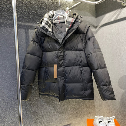 Check Puffer Jacket