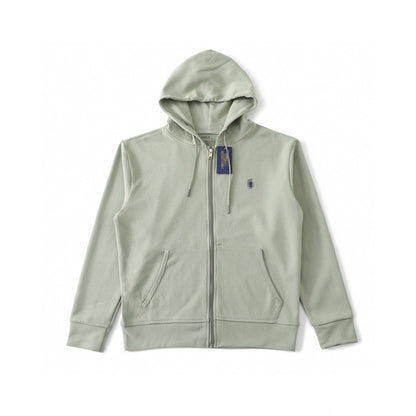 Embroidered Hooded Zip-Up hoodie RL