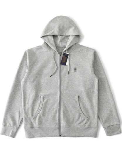 Embroidered Hooded Zip-Up hoodie RL