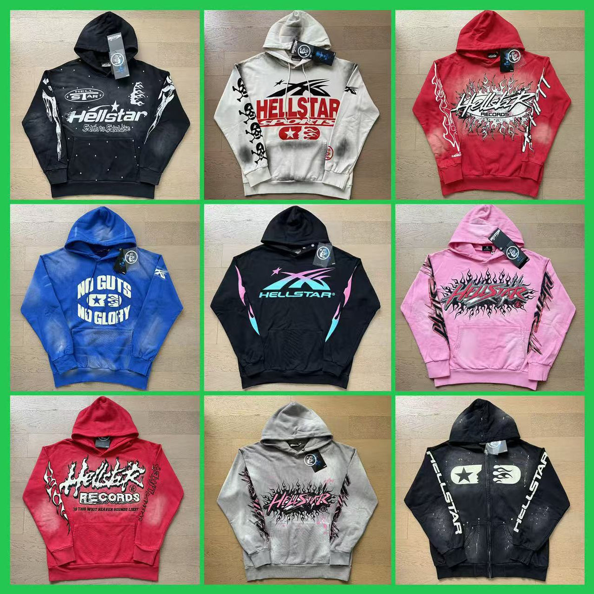Hellstar hoodie Polyester
