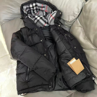 Check Puffer Jacket