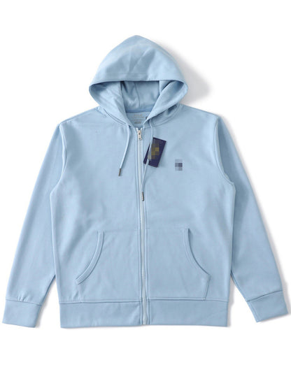 Embroidered Hooded Zip-Up hoodie RL